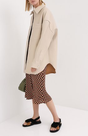 Женская куртка NANUSHKA бежевого цвета по цене 81800 руб., арт. MARTIN_ST0NE_B0NDED VEGAN LEATHER | Фото 2 Женская куртка NANUSHKA бежевого цвета, арт. MARTIN_ST0NE_B0NDED VEGAN LEATHER | Фото 2