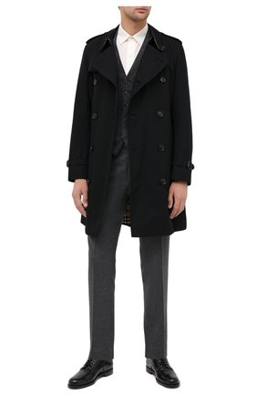 Мужские шерстяные брюки RALPH LAUREN серого цвета по цене 53400 руб., арт. 798819390 | Фото 2 Мужские шерстяные брюки RALPH LAUREN серого цвета, арт. 798819390 | Фото 2 (Материал внешний: Шерсть; Длина (брюки, джинсы): Стандартные; Материал подклада: Вискоза; Стили: Классический; Случай: Формальный)