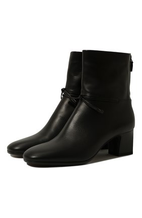 Женские кожаные ботильоны LORO PIANA черного цвета по цене 89950 руб., арт. FAL2952 | Фото 1 Женские кожаные ботильоны LORO PIANA черного цвета, арт. FAL2952 | Фото 1