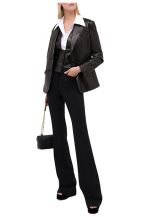 Женский кожаный жилет TOM FORD черного цвета по цене 181500 руб., арт. WAL003-LEX228 | Фото 2 Женский кожаный жилет TOM FORD черного цвета, арт. WAL003-LEX228 | Фото 2