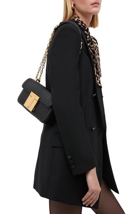Женская сумка 001 medium TOM FORD черного цвета по цене 175000 руб., арт. L1326T-ICL019 | Фото 2 Женская сумка 001 medium TOM FORD черного цвета, арт. L1326T-ICL019 | Фото 2