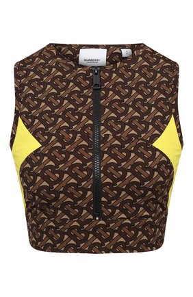 Женский топ BURBERRY коричневого цвета по цене 22000 руб., арт. 8030489 | Фото 1 Женский топ BURBERRY коричневого цвета, арт. 8030489 | Фото 1
