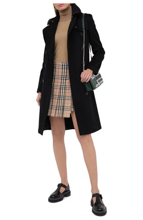 Женская водолазка из шерсти и шелка BURBERRY бежевого цвета по цене 38600 руб., арт. 8032170 | Фото 2 Женская водолазка из шерсти и шелка BURBERRY бежевого цвета, арт. 8032170 | Фото 2