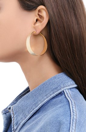 Женские серьги EXCLAIM золотого цвета по цене 6360 руб., арт. 042G3017E | Фото 2 Женские серьги EXCLAIM золотого цвета, арт. 042G3017E | Фото 2