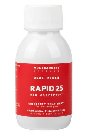 Ополаскиватель для полости рта rapid 25 red grapefruit MONTCAROTTE бесцветного цвета по цене 1600 руб., арт. MCM0325 | Фото 1 Ополаскиватель для полости рта rapid 25 red grapefruit MONTCAROTTE бесцветного цвета, арт. MCM0325 | Фото 1