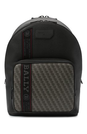 Мужской рюкзак sarkis BALLY черного цвета, арт. SARKIS.PBB/70 | Фото 1 (Материал: Экокожа; Размер: large; Стили: Кэжуэл)