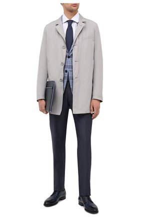 Мужской кожаные дерби MAGNANNI темно-синего цвета по цене 21550 руб., арт. 21189/WIND | Фото 2 Мужской кожаные дерби MAGNANNI темно-синего цвета, арт. 21189/WIND | Фото 2