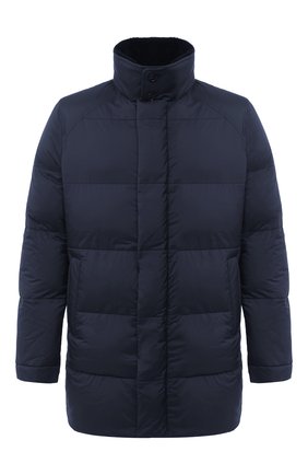 Мужская пуховик CORTIGIANI темно-синего цвета по цене 176500 руб., арт. 918628/0600 | Фото 1 Мужская пуховик CORTIGIANI темно-синего цвета, арт. 918628/0600 | Фото 1