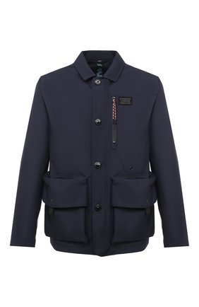 Мужская куртка BURBERRY темно-синего цвета по цене 105000 руб., арт. 8028656 | Фото 1 Мужская куртка BURBERRY темно-синего цвета, арт. 8028656 | Фото 1