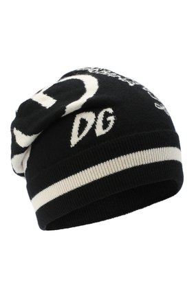 Мужская кашемировая шапка DOLCE & GABBANA черно-белого цвета по цене 38250 руб., арт. GXB84T/JAW2U | Фото 1 Мужская кашемировая шапка DOLCE & GABBANA черно-белого цвета, арт. GXB84T/JAW2U | Фото 1