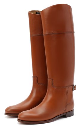 Женские кожаные сапоги sallen RALPH LAUREN коричневого цвета по цене 121000 руб., арт. 800692177 | Фото 1 Женские кожаные сапоги sallen RALPH LAUREN коричневого цвета, арт. 800692177 | Фото 1