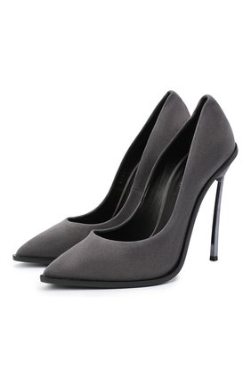 Женская замшевые туфли maxi blade CASADEI серого цвета по цене 56550 руб., арт. 1F700R120MZCAM09204 | Фото 1 Женская замшевые туфли maxi blade CASADEI серого цвета, арт. 1F700R120MZCAM09204 | Фото 1