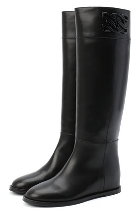 Женские кожаные сапоги CASADEI черного цвета по цене 93600 руб., арт. 1S096R0301C10639000 | Фото 1 Женские кожаные сапоги CASADEI черного цвета, арт. 1S096R0301C10639000 | Фото 1