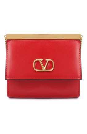 Женский кошелек на цепочке valentino garavani VALENTINO красного цвета по цене 43150 руб., арт. UW2P0U25/TRC | Фото 1 Женский кошелек на цепочке valentino garavani VALENTINO красного цвета, арт. UW2P0U25/TRC | Фото 1