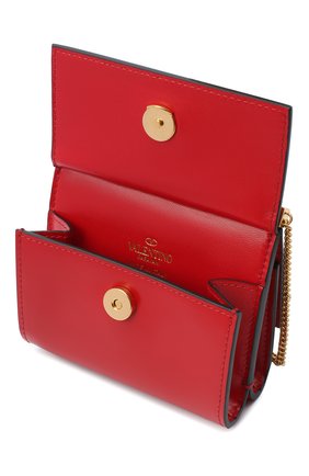 Женские кошелек на цепочке valentino garavani VALENTINO красного цвета по цене 43150 руб., арт. UW2P0U25/TRC | Фото 4 Женские кошелек на цепочке valentino garavani VALENTINO красного цвета, арт. UW2P0U25/TRC | Фото 4