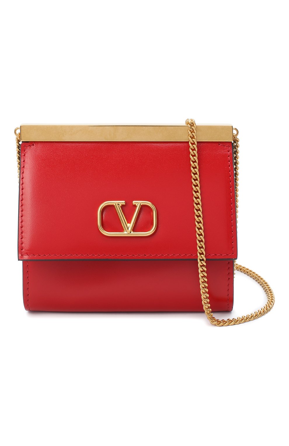 Женские кошелек на цепочке valentino garavani VALENTINO красного цвета по цене 43150 руб., арт. UW2P0U25/TRC | Фото 5 Женские кошелек на цепочке valentino garavani VALENTINO красного цвета, арт. UW2P0U25/TRC | Фото 5