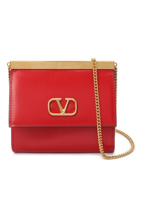 Женские кошелек на цепочке valentino garavani VALENTINO красного цвета по цене 43150 руб., арт. UW2P0U25/TRC | Фото 5 Женские кошелек на цепочке valentino garavani VALENTINO красного цвета, арт. UW2P0U25/TRC | Фото 5