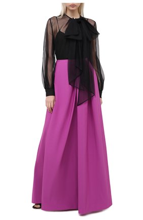 Женская юбка-макси VALENTINO фуксия цвета по цене 126500 руб., арт. UB3RA6304H2 | Фото 2 Женская юбка-макси VALENTINO фуксия цвета, арт. UB3RA6304H2 | Фото 2