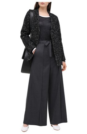 Женское шерстяное пальто LORENA ANTONIAZZI черного цвета по цене 115500 руб., арт. A2010CP030/3300 | Фото 2 Женское шерстяное пальто LORENA ANTONIAZZI черного цвета, арт. A2010CP030/3300 | Фото 2