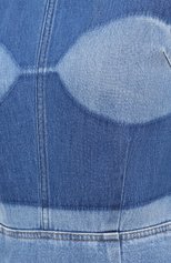 Женское джинсовое платье MM6 синего цвета, арт. S52CT0532/S30460 | Фото 5 (Кросс-КТ: Деним; Случай: Повседневный; Материал внешний: Хлопок; Длина Ж (юбки, платья, шорты): Миди; Рукава: Без рукавов; Женское Кросс-КТ: Платье-одежда)