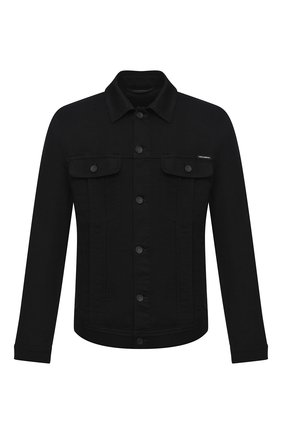 Мужская джинсовая куртка DOLCE & GABBANA черного цвета по цене 67250 руб., арт. G9JC2D/G8CN9 | Фото 1 Мужская джинсовая куртка DOLCE & GABBANA черного цвета, арт. G9JC2D/G8CN9 | Фото 1