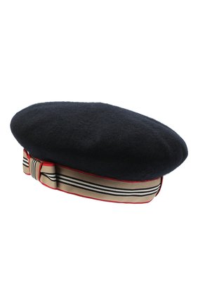 Детский шерстяной берет BURBERRY черного цвета по цене 15800 руб., арт. 8033141 | Фото 2 Детский шерстяной берет BURBERRY черного цвета, арт. 8033141 | Фото 2