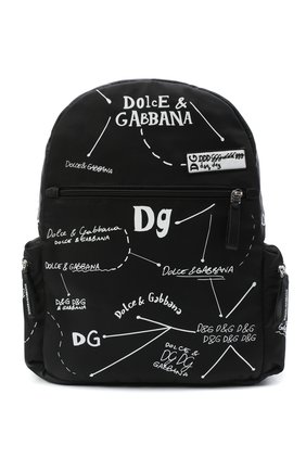 Детская рюкзак DOLCE & GABBANA черно-белого цвета по цене 39200 руб., арт. EM0084/AS772 | Фото 1 Детская рюкзак DOLCE & GABBANA черно-белого цвета, арт. EM0084/AS772 | Фото 1