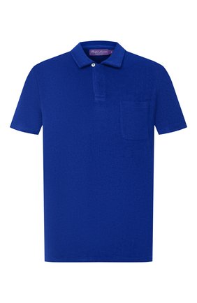 Мужское хлопковое поло RALPH LAUREN синего цвета по цене 28050 руб., арт. 790786064 | Фото 1 Мужское хлопковое поло RALPH LAUREN синего цвета, арт. 790786064 | Фото 1