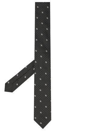 Мужской шелковый галстук DOLCE & GABBANA черного цвета по цене 14000 руб., арт. GT149E/G0JM0 | Фото 2 Мужской шелковый галстук DOLCE & GABBANA черного цвета, арт. GT149E/G0JM0 | Фото 2