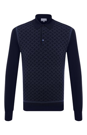 Мужское шерстяное поло BRIONI темно-синего цвета по цене 87250 руб., арт. UMR10L/09K40 | Фото 1 Мужское шерстяное поло BRIONI темно-синего цвета, арт. UMR10L/09K40 | Фото 1 (Материал внешний: Шерсть; Рукава: Длинные; Длина (для топов): Стандартные; Стили: Кэжуэл; Кросс-КТ: Трикотаж; Застежка: Пуговицы; Региональные ограничения белый список (Axapta Mercury): RU)