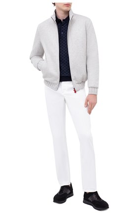 Мужское шерстяное поло BRIONI темно-синего цвета по цене 87250 руб., арт. UMR10L/09K40 | Фото 2 Мужское шерстяное поло BRIONI темно-синего цвета, арт. UMR10L/09K40 | Фото 2 (Материал внешний: Шерсть; Рукава: Длинные; Длина (для топов): Стандартные; Стили: Кэжуэл; Кросс-КТ: Трикотаж; Застежка: Пуговицы; Региональные ограничения белый список (Axapta Mercury): RU)