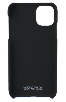 Мужской чехол для iphone 11 MARCELO BURLON черного цвета по цене 6230 руб., арт. CMPA017E20MAT001 | Фото 2 Мужской чехол для iphone 11 MARCELO BURLON черного цвета, арт. CMPA017E20MAT001 | Фото 2
