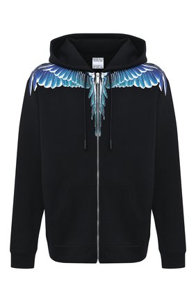 Мужская хлопковая толстовка MARCELO BURLON черного цвета по цене 37600 руб., арт. CMBE001E20FLE001 | Фото 1 Мужская хлопковая толстовка MARCELO BURLON черного цвета, арт. CMBE001E20FLE001 | Фото 1