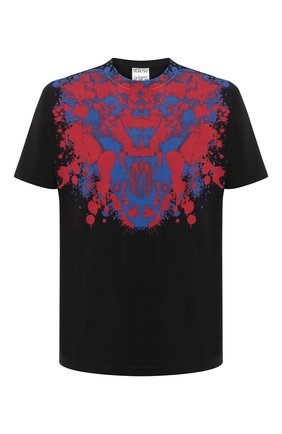 Мужская хлопковая футболка MARCELO BURLON черного цвета по цене 19450 руб., арт. CMAA018F20JER015 | Фото 1 Мужская хлопковая футболка MARCELO BURLON черного цвета, арт. CMAA018F20JER015 | Фото 1