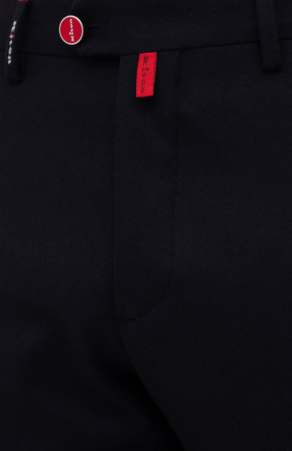 Мужские шерстяные брюки-карго KITON черного цвета, арт. UFPPCAK01T88 | Фото 5 (Силуэт М (брюки): Карго; Материал внешний: Шерсть; Длина (брюки, джинсы): Стандартные; Случай: Повседневный; Региональные ограничения белый список (Axapta Mercury): RU; Материал подклада: Купро; Стили: Кэжуэл)