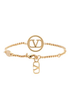 Женский браслет valentino garavani vlogo VALENTINO золотого цвета по цене 18350 руб., арт. UW2J0F89/MET | Фото 2 Женский браслет valentino garavani vlogo VALENTINO золотого цвета, арт. UW2J0F89/MET | Фото 2