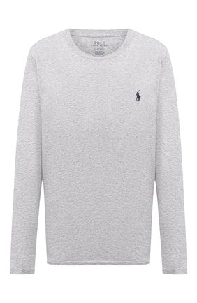 Женская хлопковый лонгслив POLO RALPH LAUREN серого цвета по цене 8295 руб., арт. 211757946 | Фото 1 Женская хлопковый лонгслив POLO RALPH LAUREN серого цвета, арт. 211757946 | Фото 1
