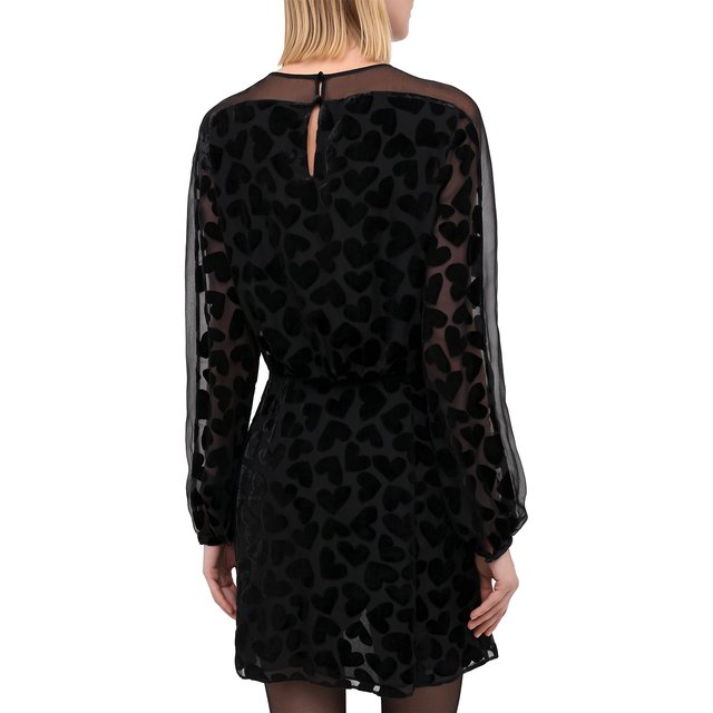 Платье из вискозы и шелка Yves Saint Laurent 11233807