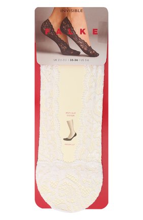 Женские подследники FALKE белого цвета по цене 1970 руб., арт. 41436 | Фото 1 Женские подследники FALKE белого цвета, арт. 41436 | Фото 1