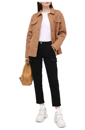 Женские брюки 7 FOR ALL MANKIND черного цвета по цене 26250 руб., арт. JSL3X190BL | Фото 2 Женские брюки 7 FOR ALL MANKIND черного цвета, арт. JSL3X190BL | Фото 2