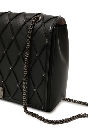 Женская сумка valentino garavani beehive VALENTINO черного цвета по цене 171500 руб., арт. UW2B0H40/HZV | Фото 2 Женская сумка valentino garavani beehive VALENTINO черного цвета, арт. UW2B0H40/HZV | Фото 2