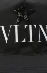Женская бейсболка  VALENTINO черного цвета, арт. UW2HDA23/LXH | Фото 3 (Материал: Текстиль, Синтетический материал)