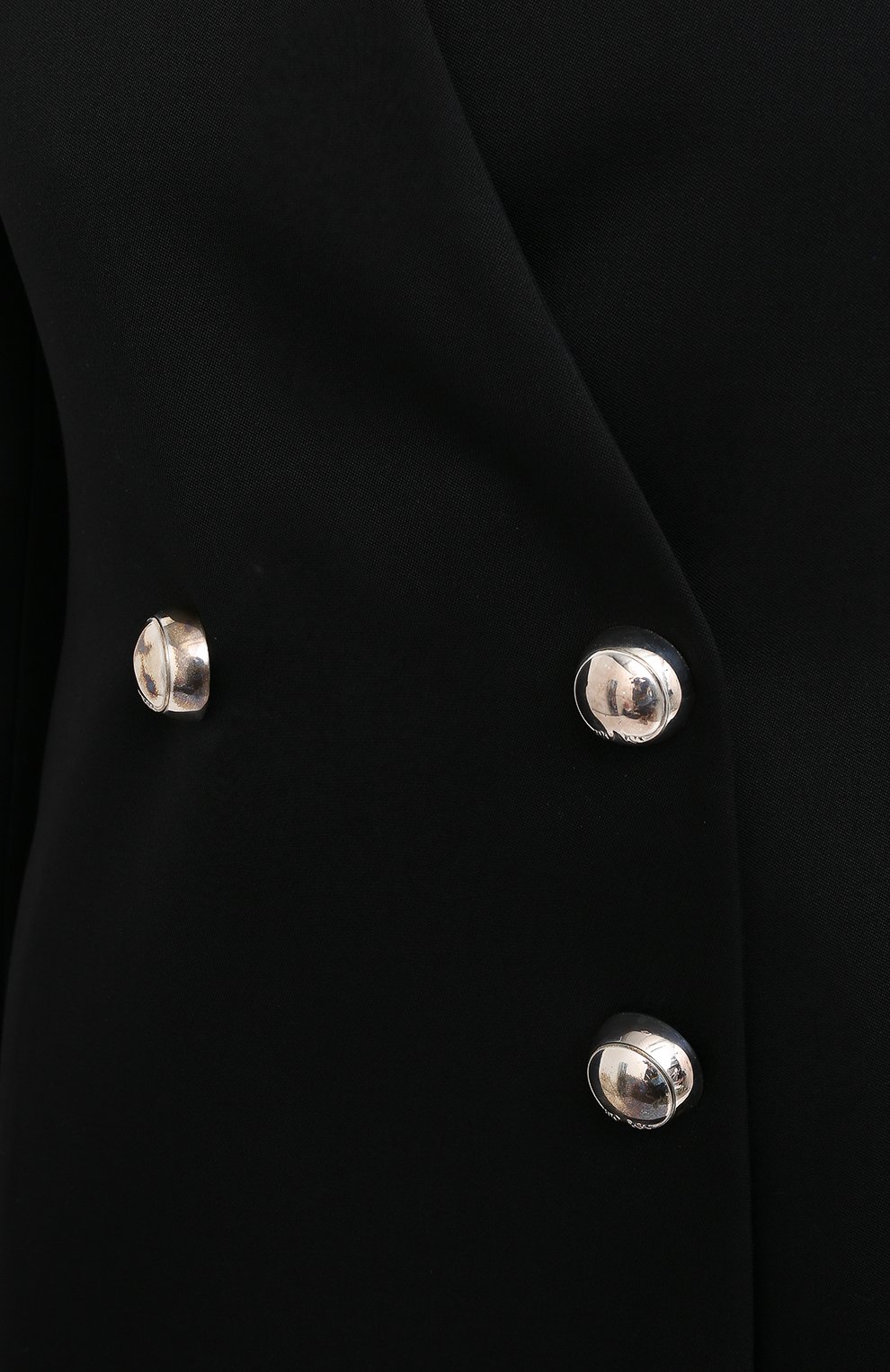 Женское шерстяное пальто JIL SANDER черного цвета, арт. JSPR121811-WR20230F | Фото 5 (Материал внешний: Шерсть; Рукава: Длинные; Длина (верхняя одежда): Длинные; Материал подклада: Вискоза; Стили: Минимализм; 1-2-бортные: Двубортные)