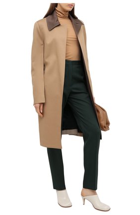 Женские шерстяные брюки JIL SANDER темно-зеленого цвета по цене 51200 руб., арт. JSPR301900-WR202500 | Фото 2 Женские шерстяные брюки JIL SANDER темно-зеленого цвета, арт. JSPR301900-WR202500 | Фото 2