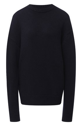 Женский свитер из шерсти и кашемира JIL SANDER темно-синего цвета по цене 87100 руб., арт. JSPR752051-WRY21058 | Фото 1 Женский свитер из шерсти и кашемира JIL SANDER темно-синего цвета, арт. JSPR752051-WRY21058 | Фото 1