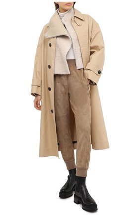Женская дубленка ISABEL MARANT бежевого цвета по цене 188500 руб., арт. MA0785-20A001I/ACACIAE | Фото 2 Женская дубленка ISABEL MARANT бежевого цвета, арт. MA0785-20A001I/ACACIAE | Фото 2