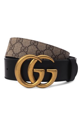 Женский ремень gg GUCCI черного цвета по цене 29400 руб., арт. 400593/92TLT | Фото 1 Женский ремень gg GUCCI черного цвета, арт. 400593/92TLT | Фото 1