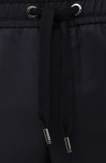Мужские шерстяные брюки DOLCE & GABBANA синего цвета, арт. GYACET/FU2Z9 | Фото 5 (Материал внешний: Шерсть; Длина (брюки, джинсы): Стандартные; Случай: Повседневный; Стили: Кэжуэл)