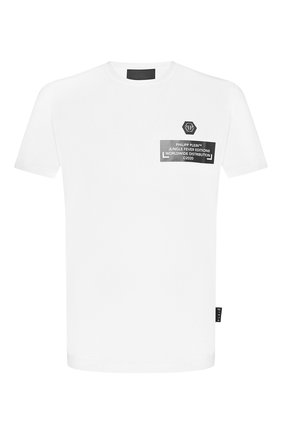 Мужская хлопковая футболка PHILIPP PLEIN белого цвета по цене 51990 руб., арт. F20C MTK4761 PJY002N | Фото 1 Мужская хлопковая футболка PHILIPP PLEIN белого цвета, арт. F20C MTK4761 PJY002N | Фото 1