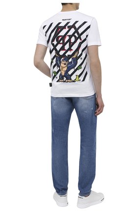 Мужская хлопковая футболка PHILIPP PLEIN белого цвета по цене 51990 руб., арт. F20C MTK4761 PJY002N | Фото 2 Мужская хлопковая футболка PHILIPP PLEIN белого цвета, арт. F20C MTK4761 PJY002N | Фото 2